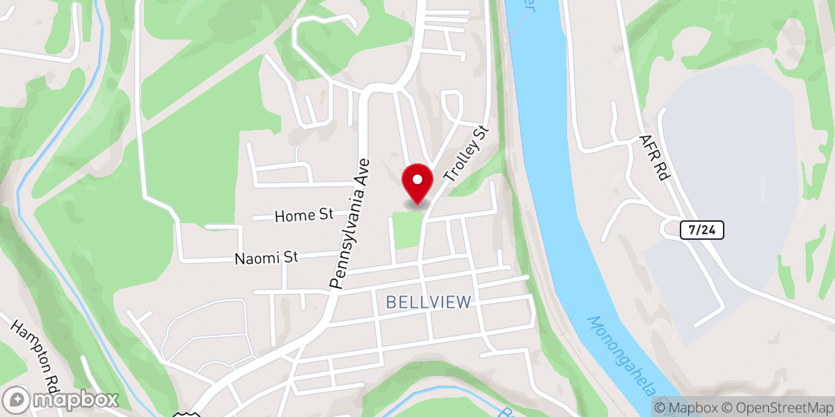 Map showing location of Fairmont Christian Assembly