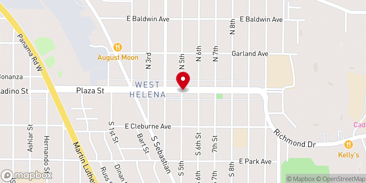 Map showing location of Greater Power House Cogic