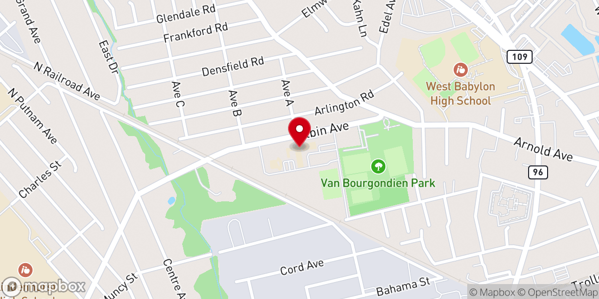 Map showing location of Our Lady of Grace Roman Catholic Church