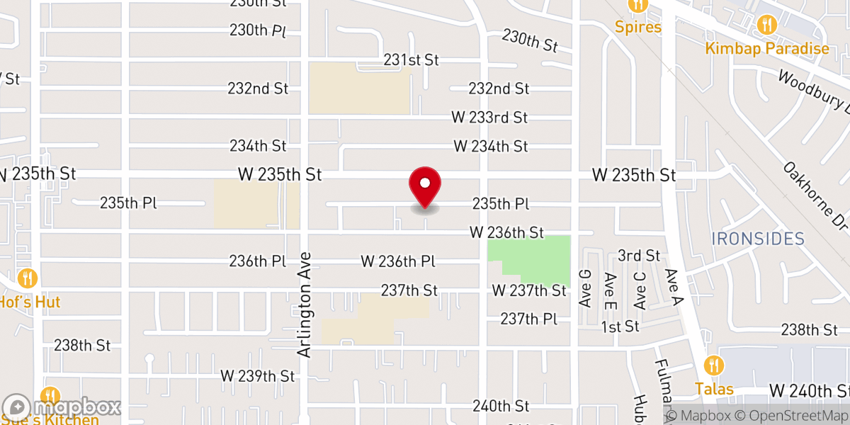 Map showing location of Vietnamese Alliance Church