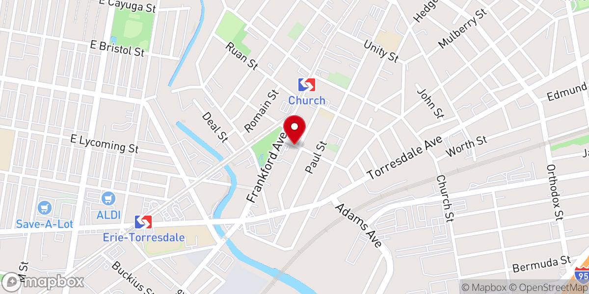 Map showing location of Christ Independent Baptist Church