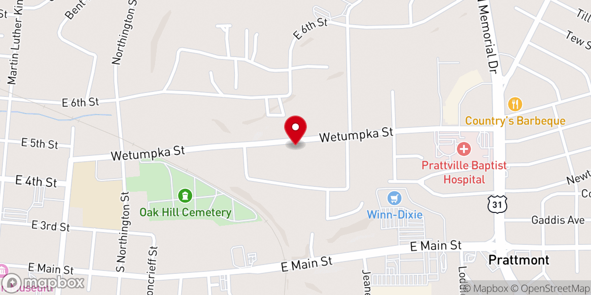 Map showing location of Way of Success Christian Fellowship