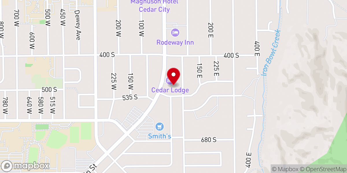 Map showing location of Iglesia Cristiana Maranatha