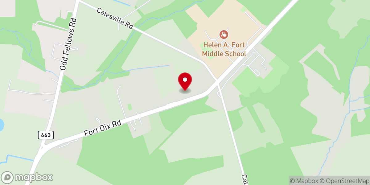 Map showing location of Pauline B Grant Community CME