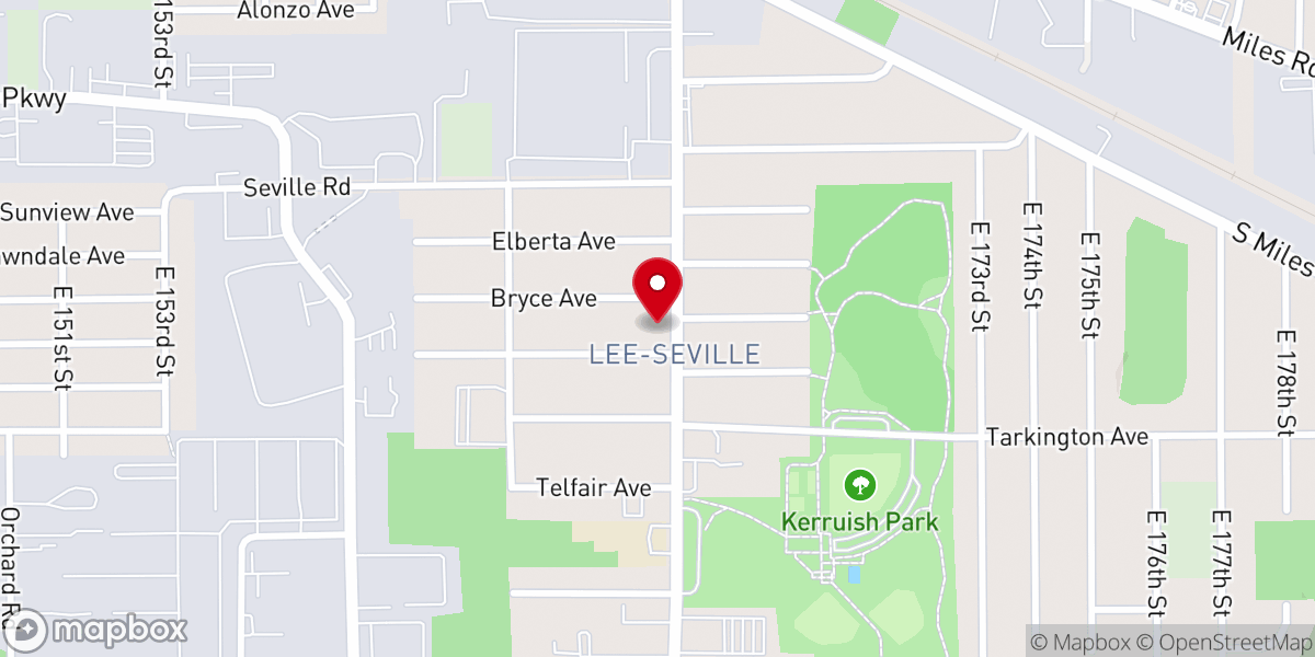 Map showing location of Lee Heights Community Church