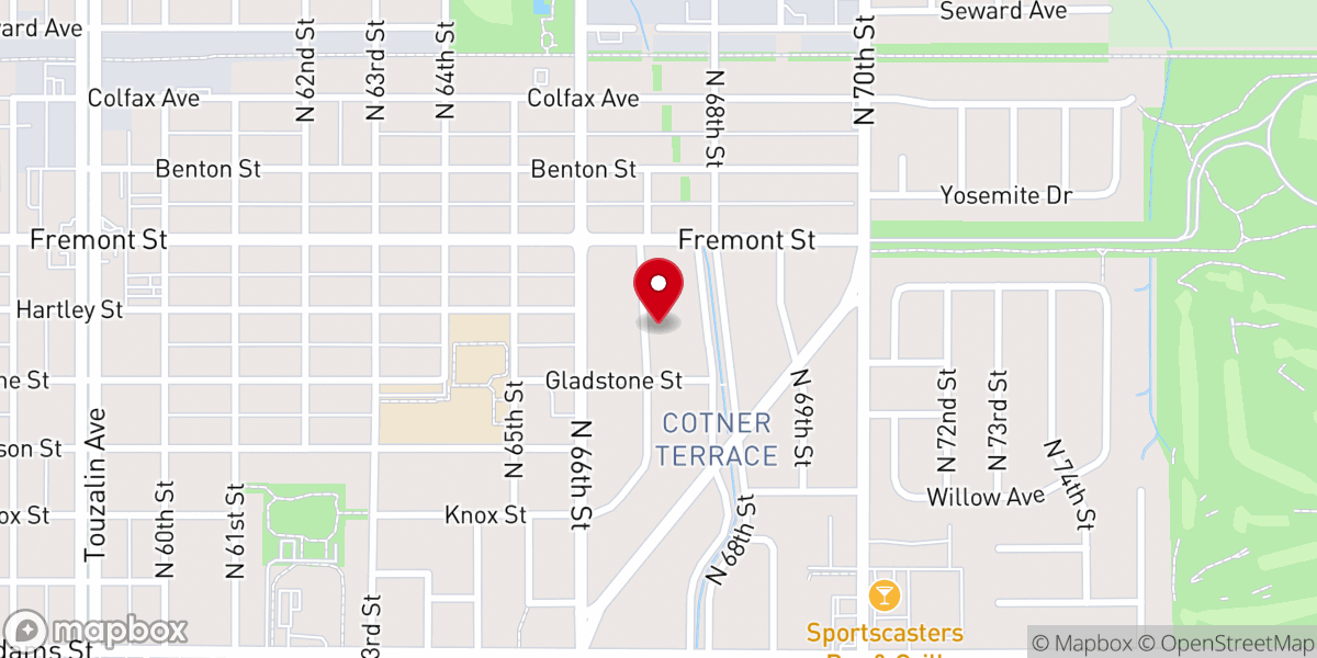 Map showing location of Faith Lutheran Foundation Inc