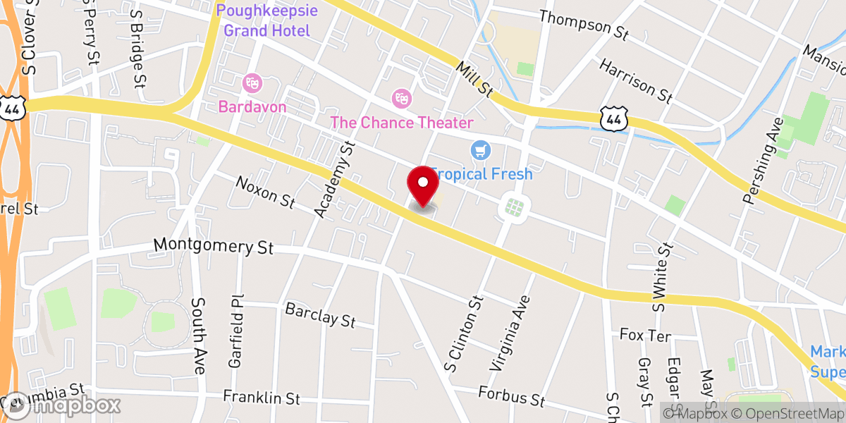 Map showing location of Our Lady of Mount Carmel
