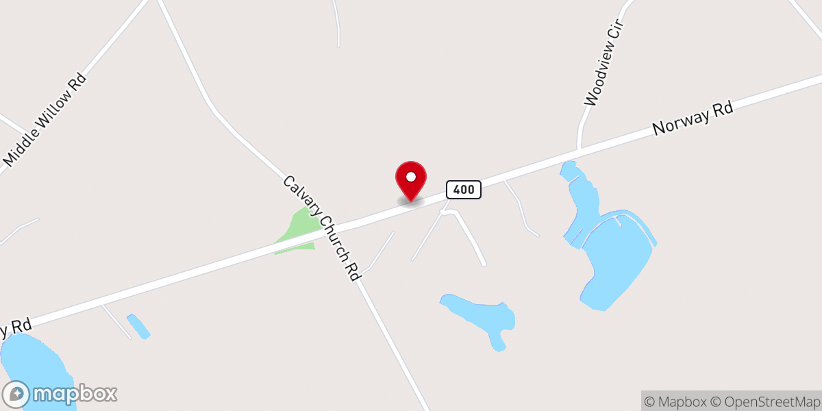 Map showing location of Homeward Bound Ministries