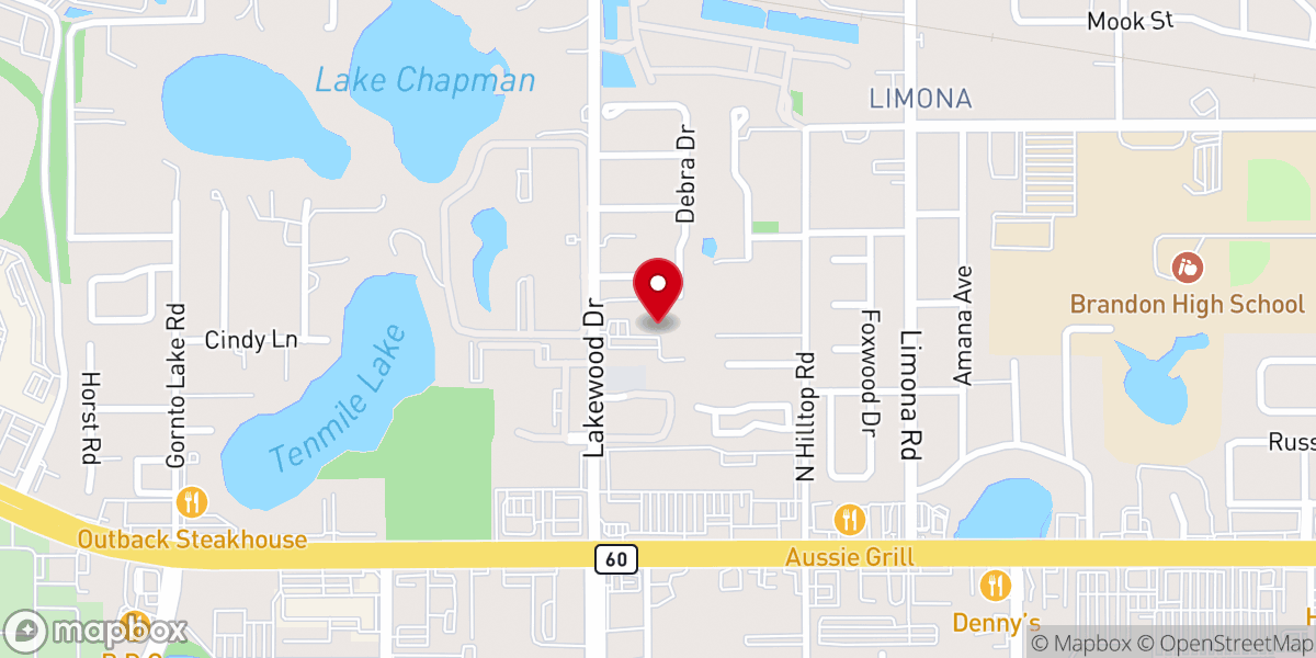 Map showing location of Rivers of Life Church