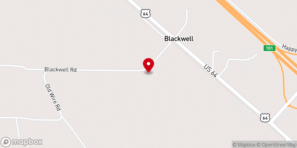 Map showing location of St Matthews Baptist Church
