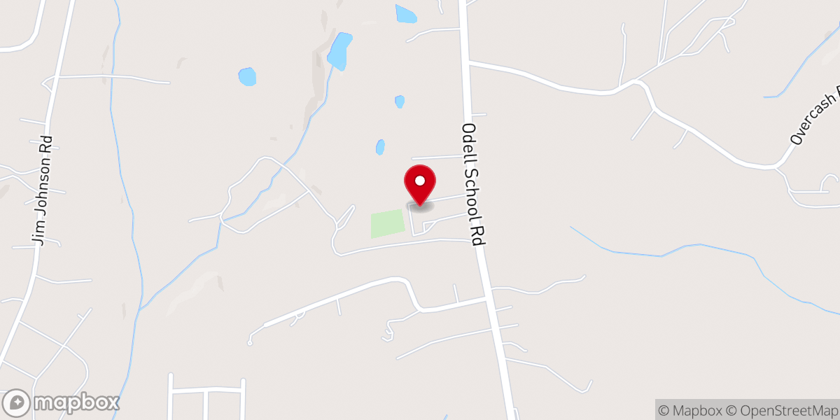 Map showing location of Gilwood Church
