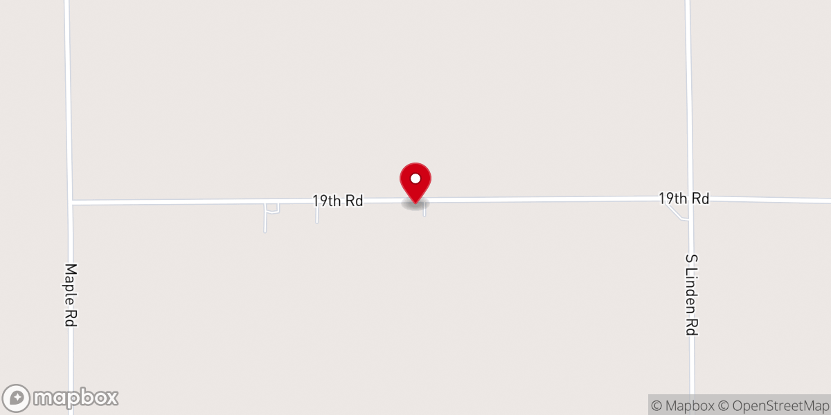 Map showing location of Jordon Baptist Church