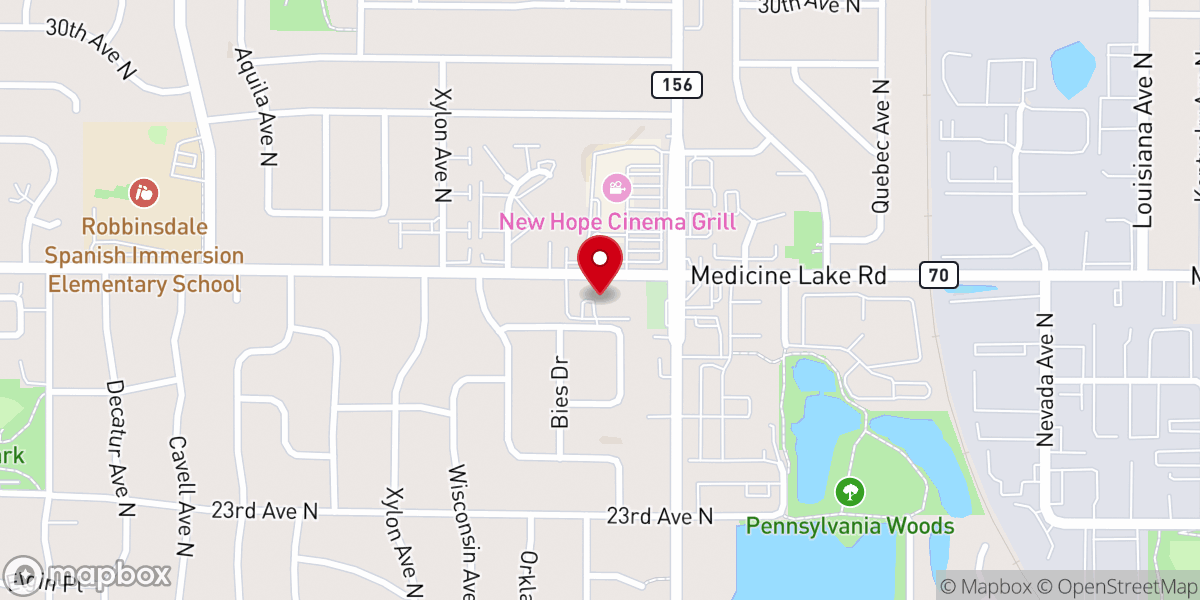 Map showing location of Christian Life Center