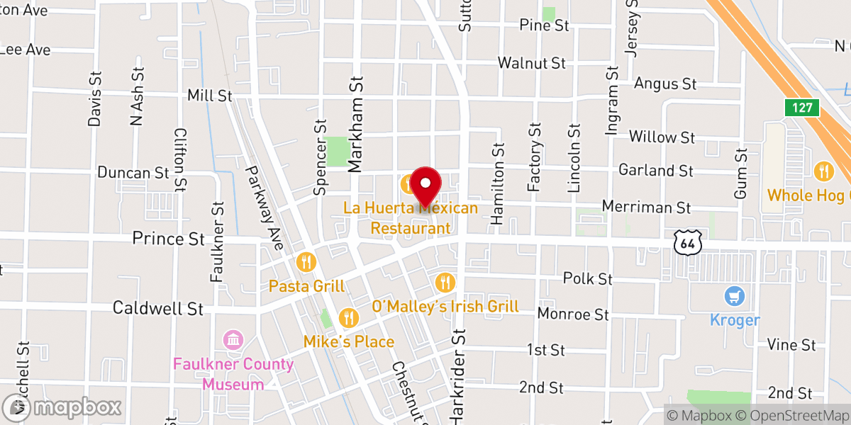 Map showing location of Christ Church Conway