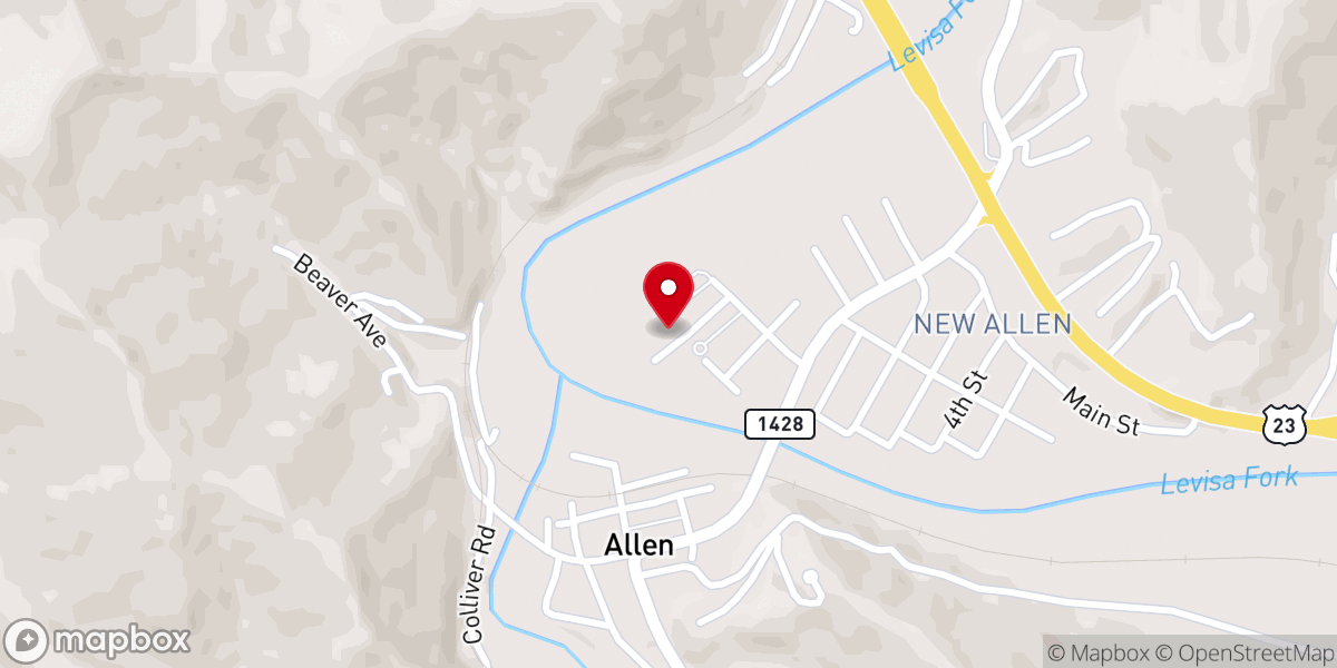 Map showing location of Wesley United Methodist