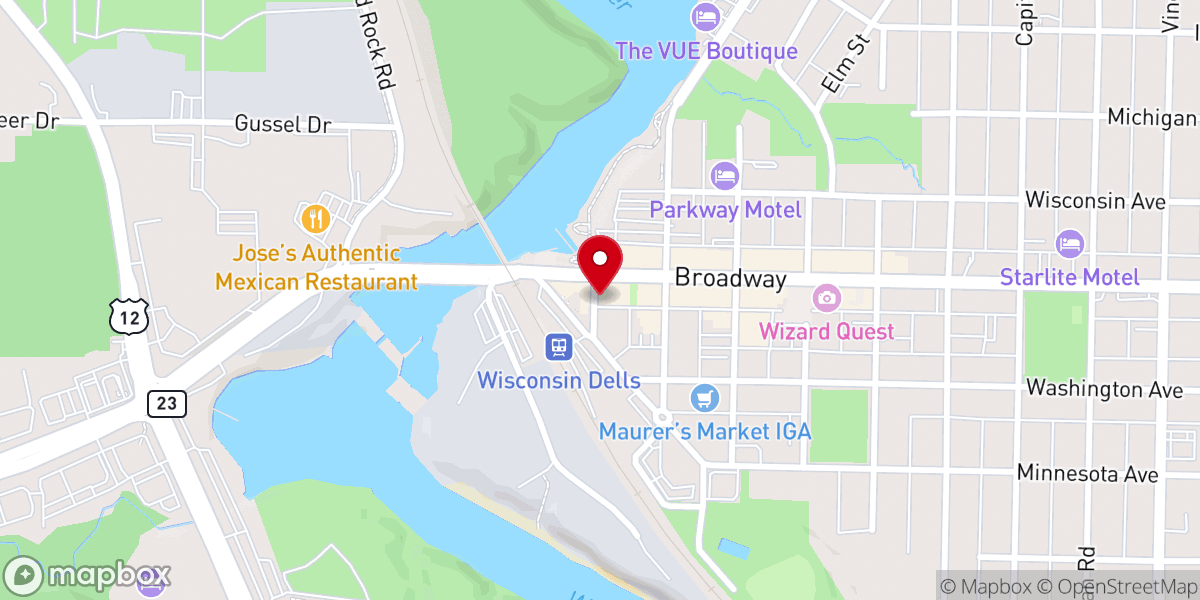 Map showing location of Rock of Hope Church