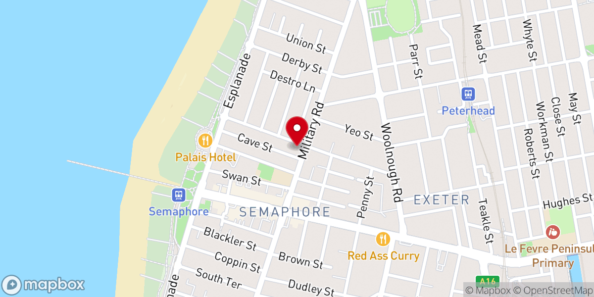 Map showing location of Sacred Heart Catholic Church (Lefevre Community)