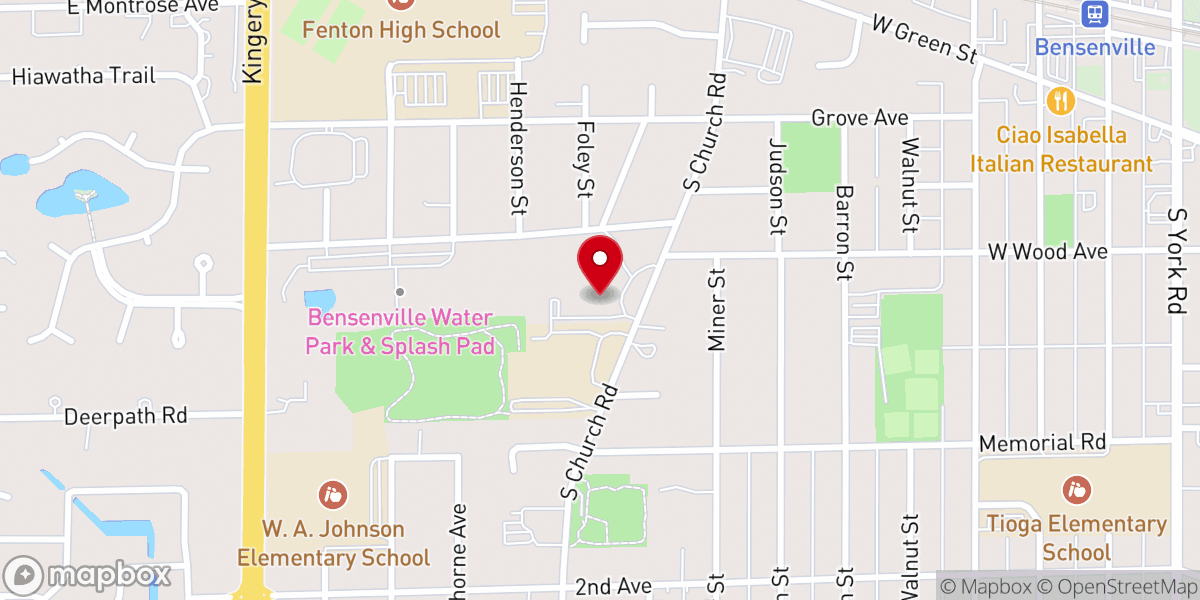 Map showing location of Cornerstone Christian Assembly