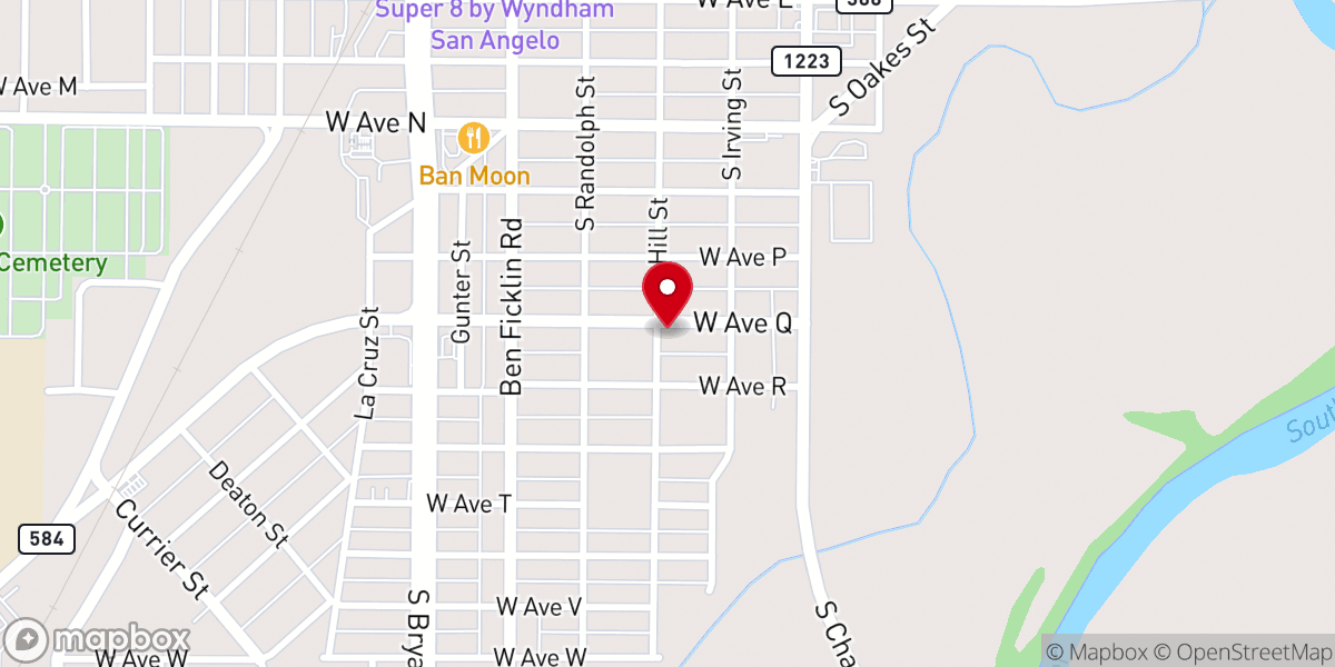 Map showing location of Centro Cristiano Emanuel