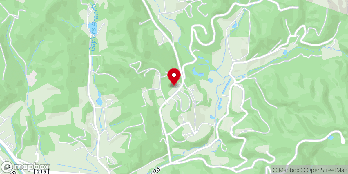 Map showing location of Shoal Creek Church