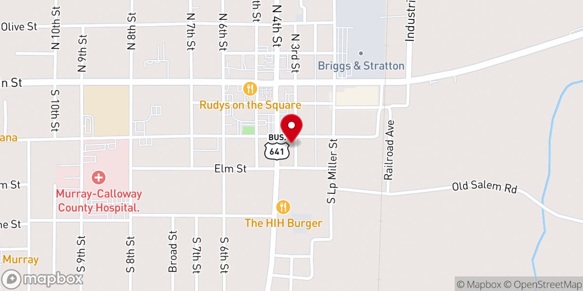Map showing location of Church