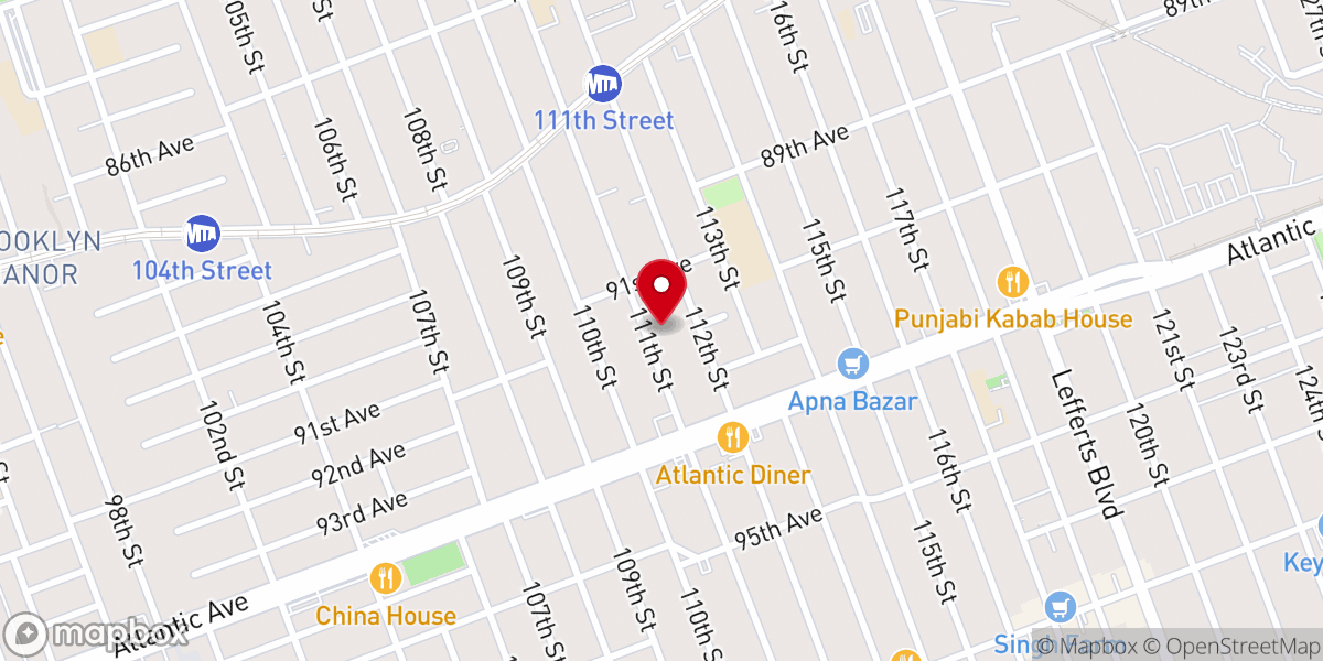 Map showing location of Deeper Life Christian Church