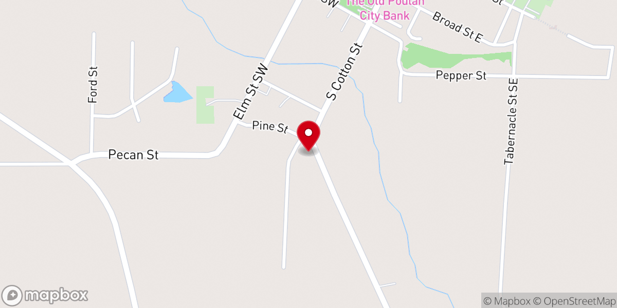 Map showing location of St John Full Gospel Church