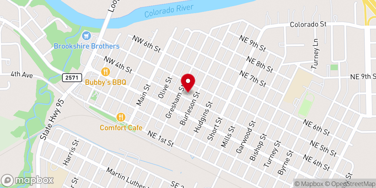 Map showing location of Block 16 aka Central School