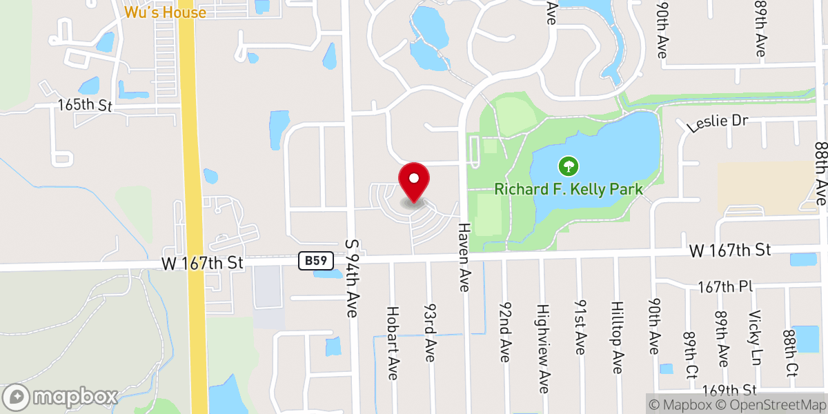 Map showing location of St. Elizabeth Seton Catholic Church