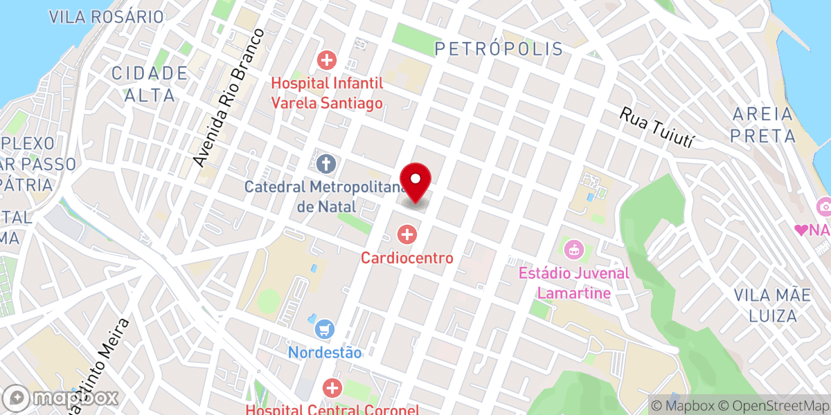 Map showing location of CBNR- Convencao Batista Norte Riograndense