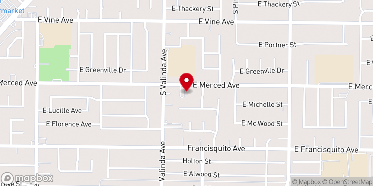 Map showing location of Calvary Chapel West Covina