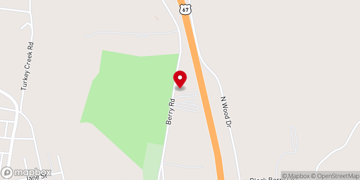 Map showing location of Leadbelt Pentecostal Church