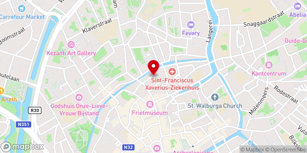 Map showing location of Heilig Hart Klooster (Jezuïeten klooster)