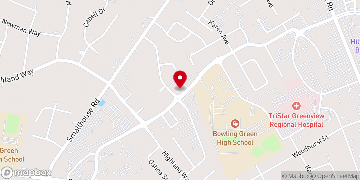 Map showing location of BG First Church