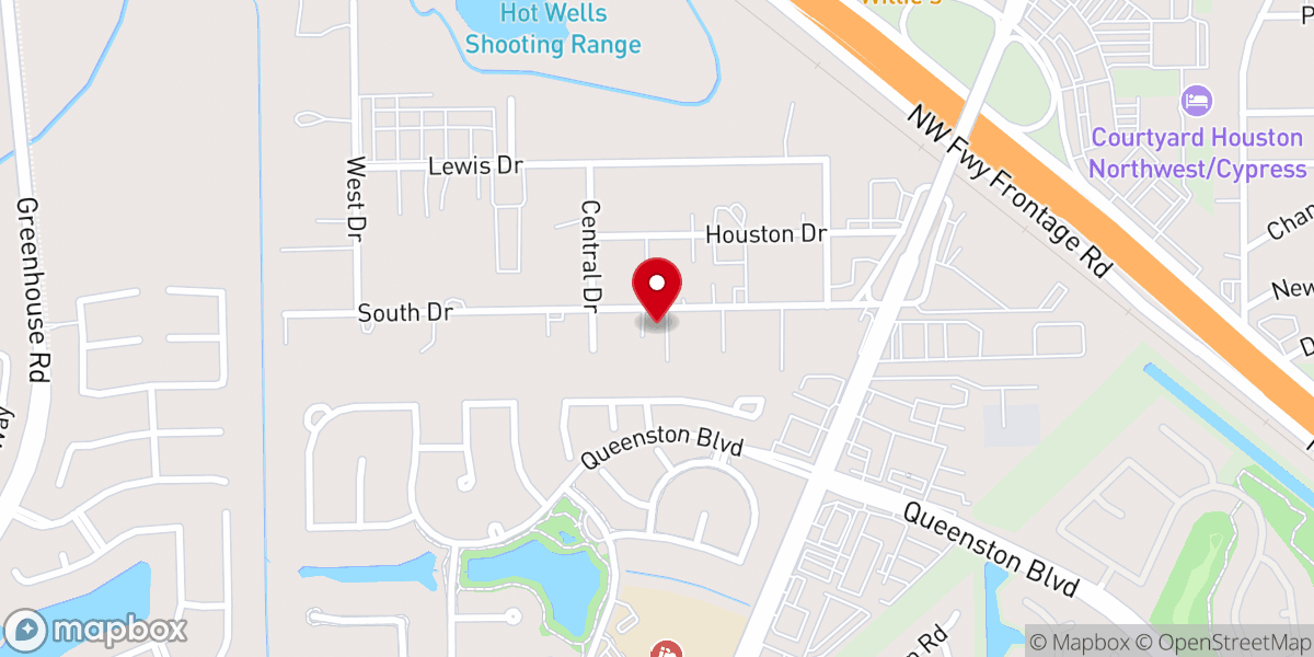 Map showing location of Iglesia Adventista del Séptimo Dia Houston West Hispana