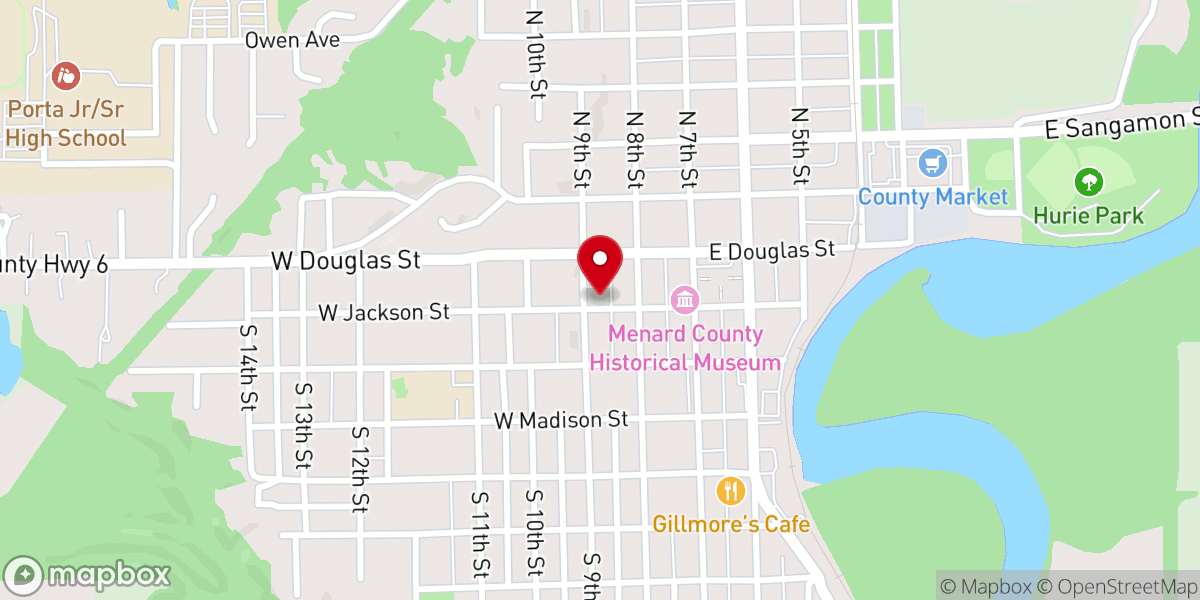 Map showing location of united methodist church of petersburg