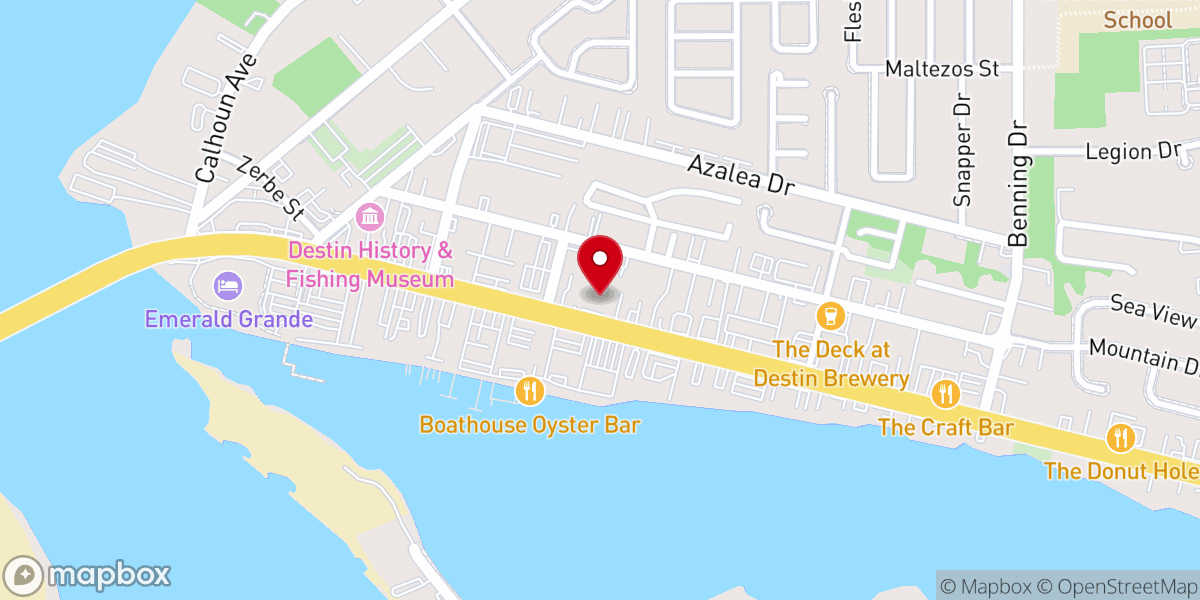 Map showing location of Free Chapel | Destin Campus