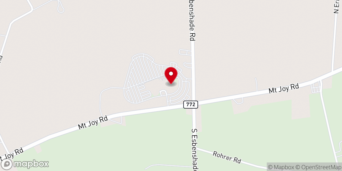 Map showing location of LCBC Manheim