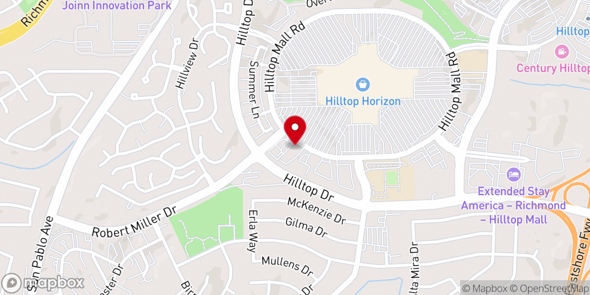 Map showing location of Living Word Ministries Community Church