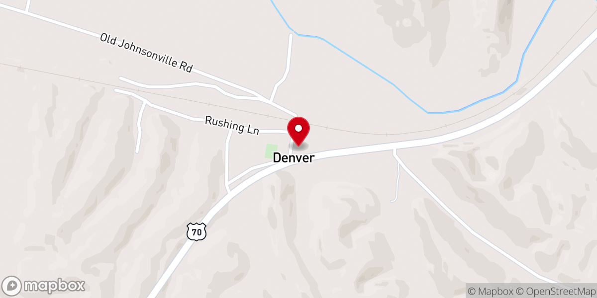 Map showing location of Grace Chapel Church