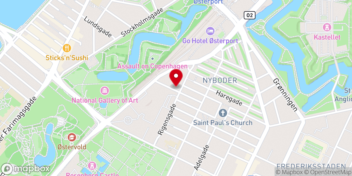 Map showing location of Metodistkirken i Danmark