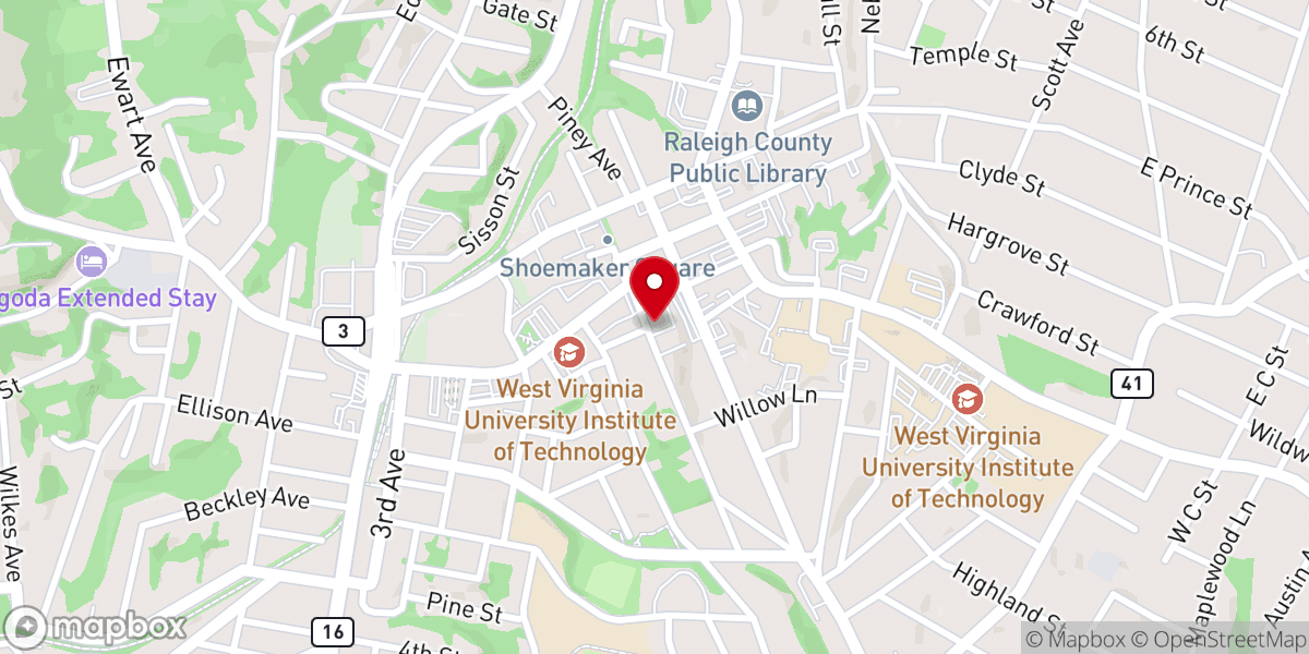 Map showing location of St Nicholas Orthodox Church