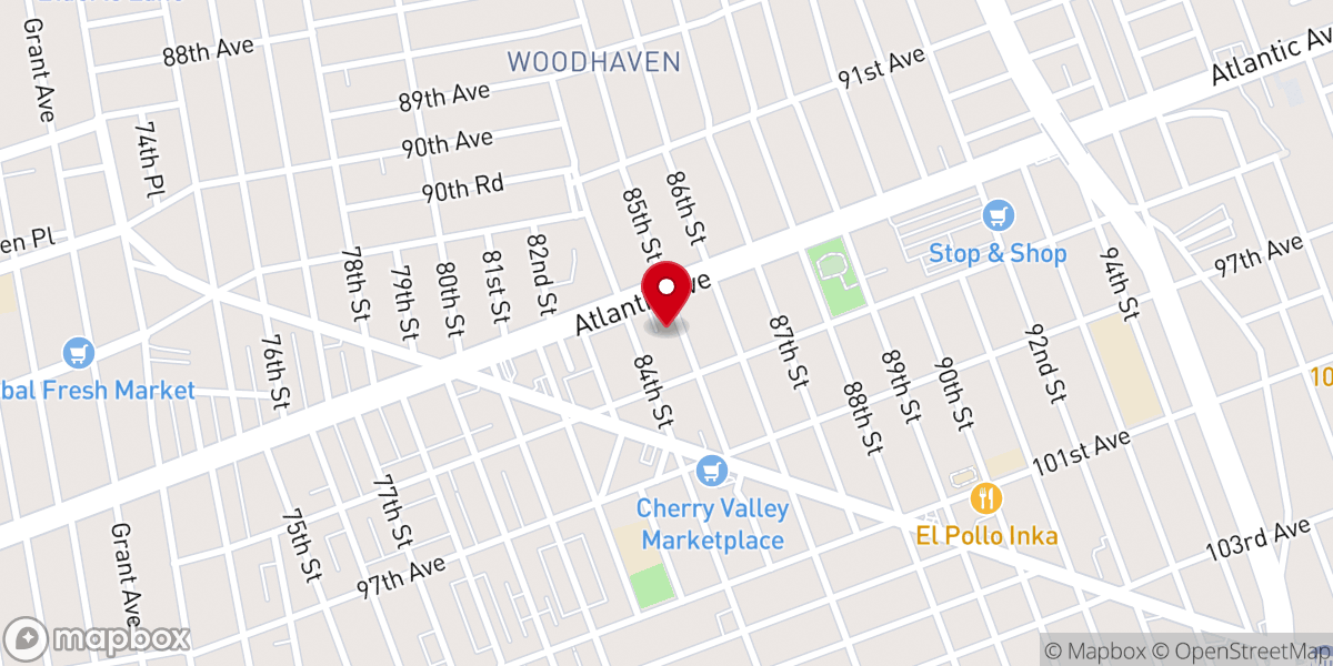 Map showing location of St. Elizabeth Rectory/Parish Office