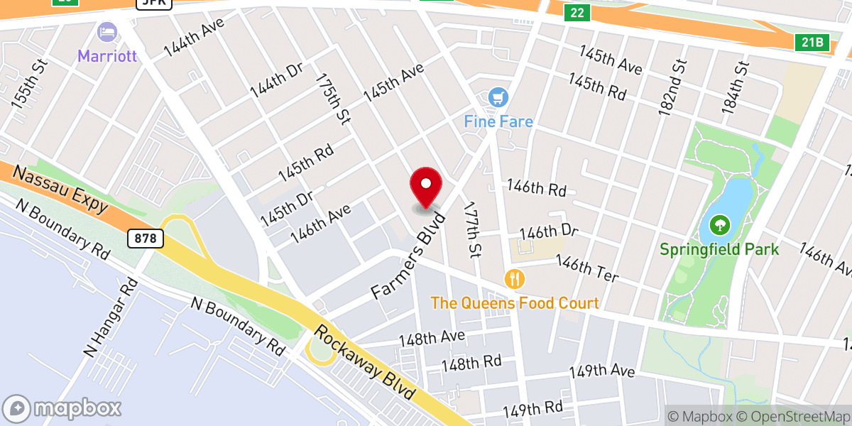 Map showing location of Community Worship Center Seventh-day Adventist Church