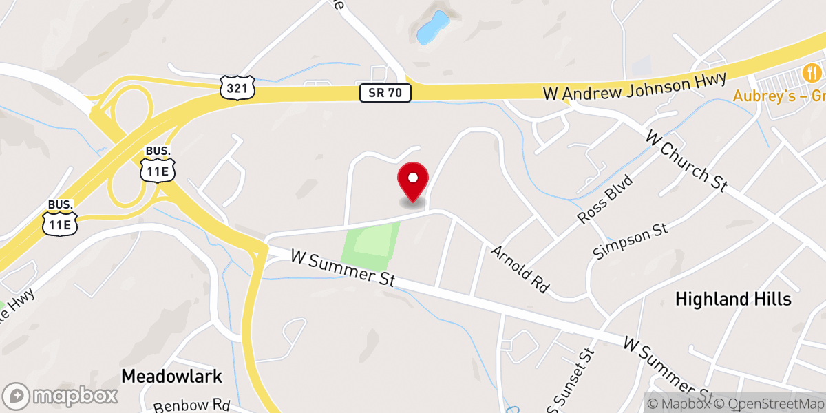 Map showing location of Lord's Tabernacle