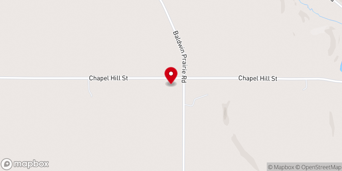 Map showing location of Chapel Hill Missionary Church