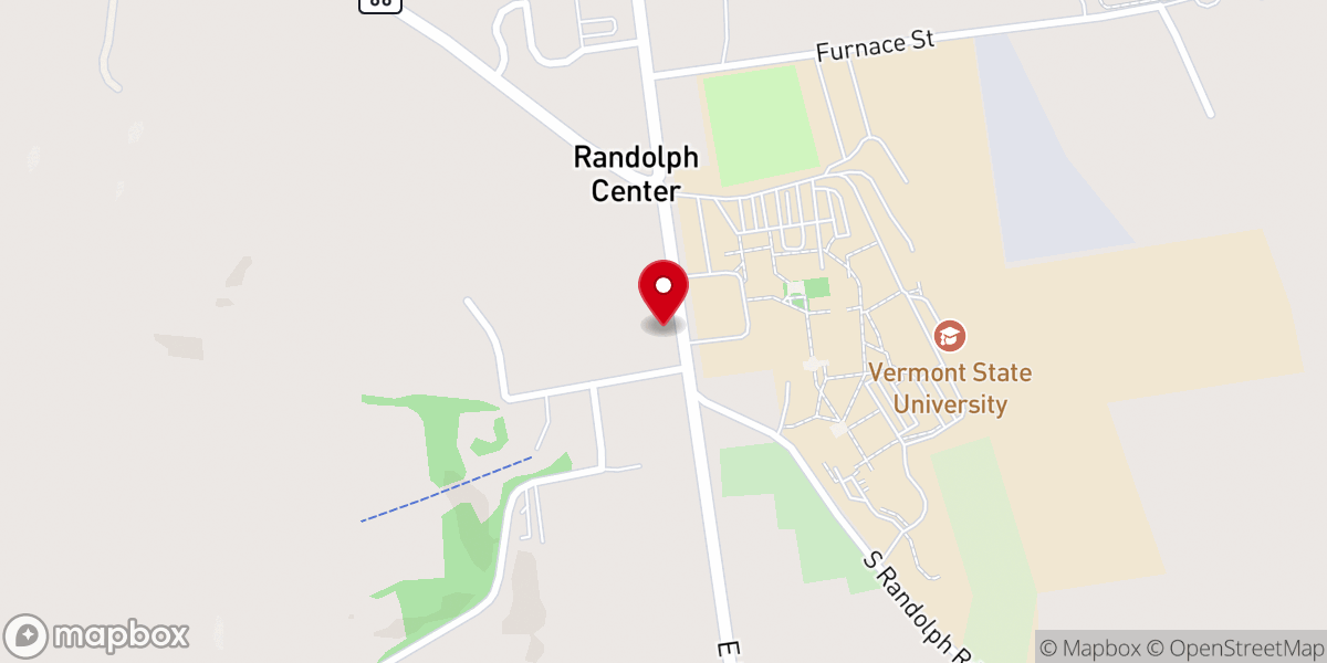Map showing location of First Congregational Church, United Church of Christ