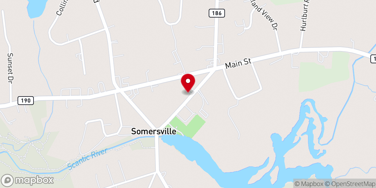 Map showing location of All Saints Faith Formation
