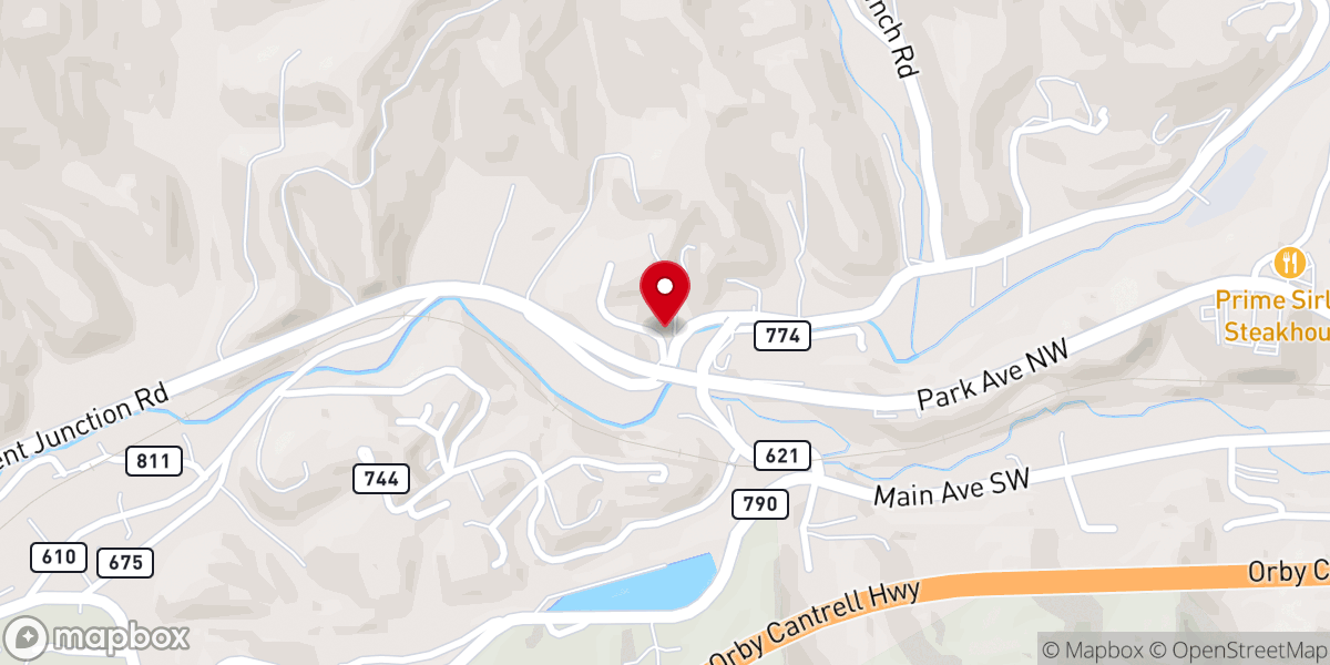 Map showing location of West Norton Church