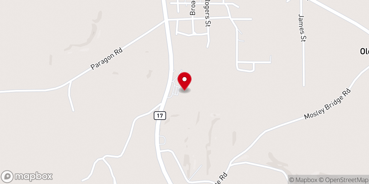 Map showing location of Goodwill Assembly of God Church